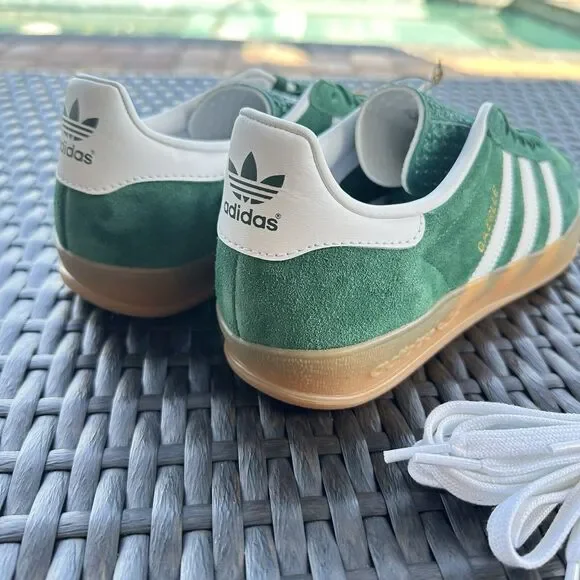 Adidas Gazelle Indoor Collegiate Green Gum Men's Athletic Shoes JI2062 Size 9